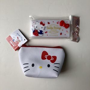 Sanrio Mini Pouch Pocket Coin Purse & Accessory Case Hello Kitty